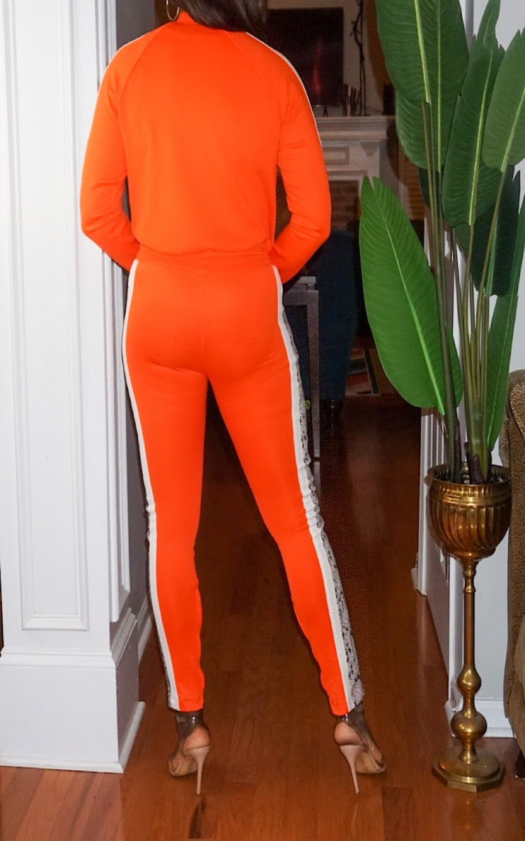 I Got The Juice Women's Orange Tracksuit